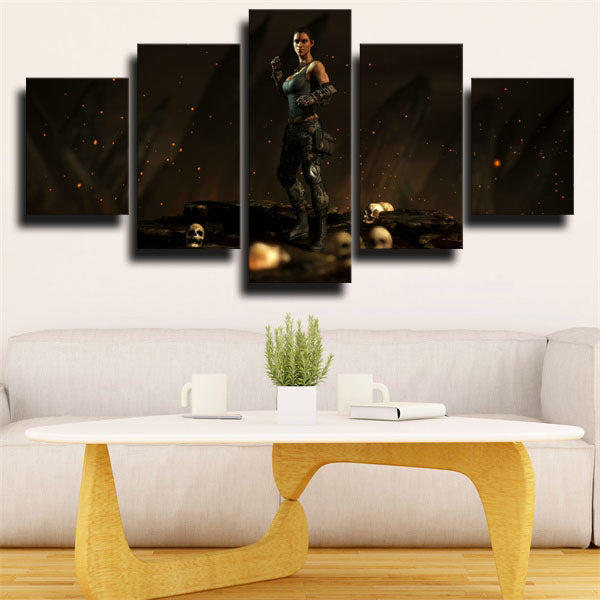 Mortal Kombat X Jacqui Briggs Black Canvas Wall Art