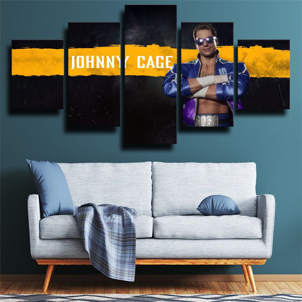 Mortal Kombat X Johnny Cage Canvas Wall Art