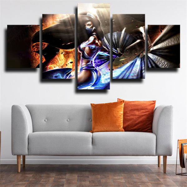 Mortal Kombat X Kitana Canvas Wall Art Mortal Kombat X Kitana Canvas Wall Art