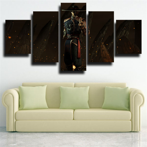 Mortal Kombat X Kung Lao Canvas Wall Art