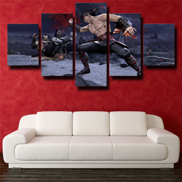 Mortal Kombat X Liu Kang Canvas Wall Art