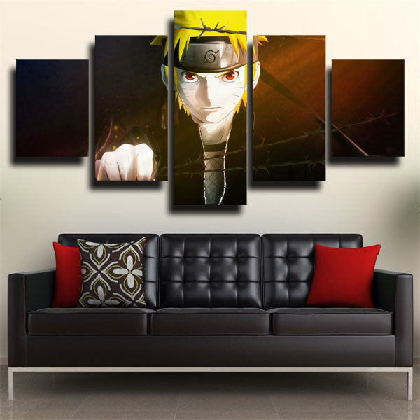 Naruto Black Naruto Uzumaki Canvas Wall Art