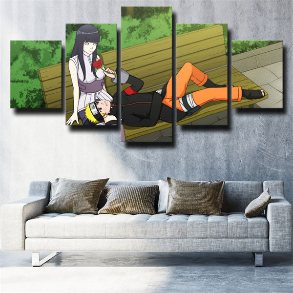 Naruto Hinata And Naruto Canvas Wall Art