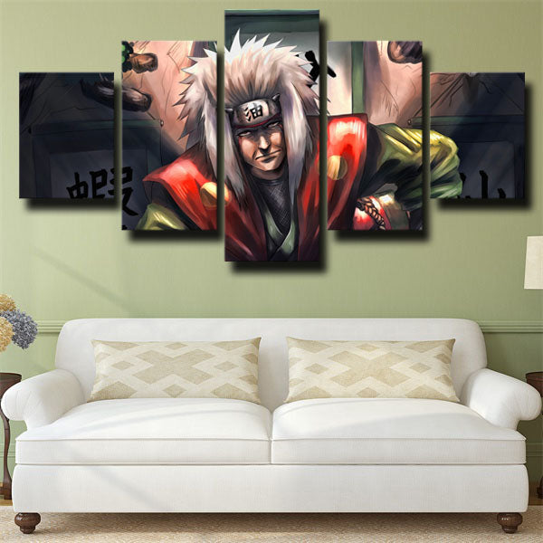 Naruto Lust Fairy Jiraiya Canvas Wall Art