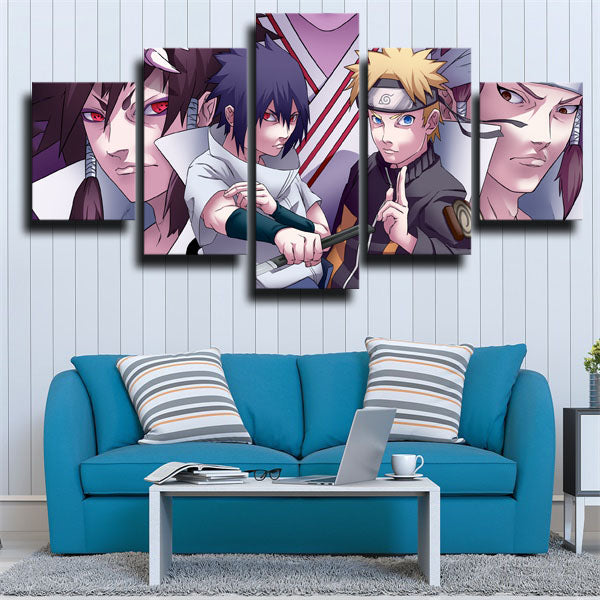 Naruto Main Characters Canvas Wall Art