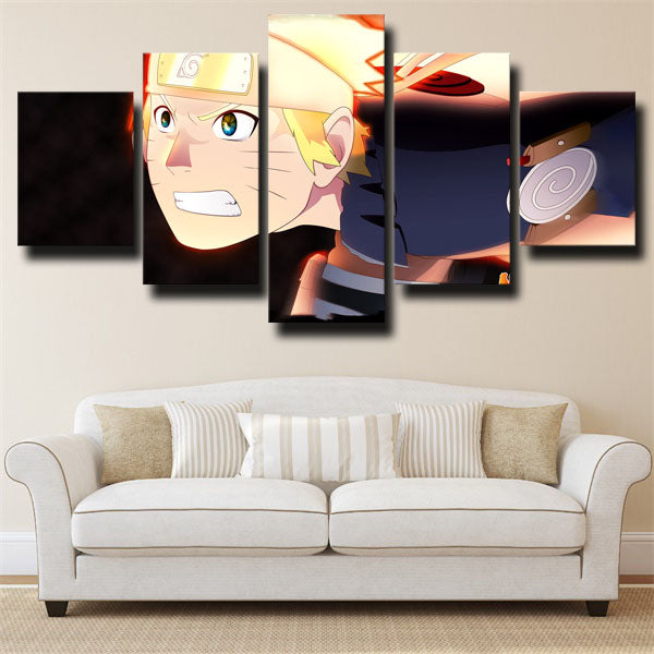Naruto Naruto Uzumaki Black Canvas Wall Art