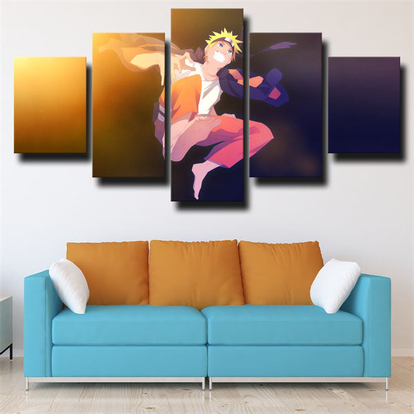 Naruto Naruto Uzumaki Black Canvas Wall Art