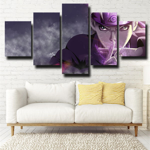 Naruto Naruto Uzumaki Purple Canvas Wall Art