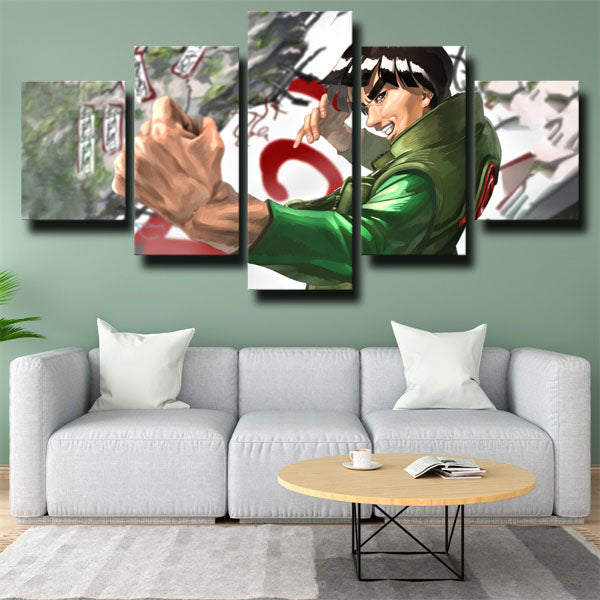 Naruto Ninja Might Guy Canvas Wall Art