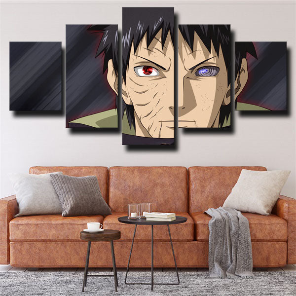Naruto Obito Uchiha Sharingan And Rinnegan Canvas Wall Art
