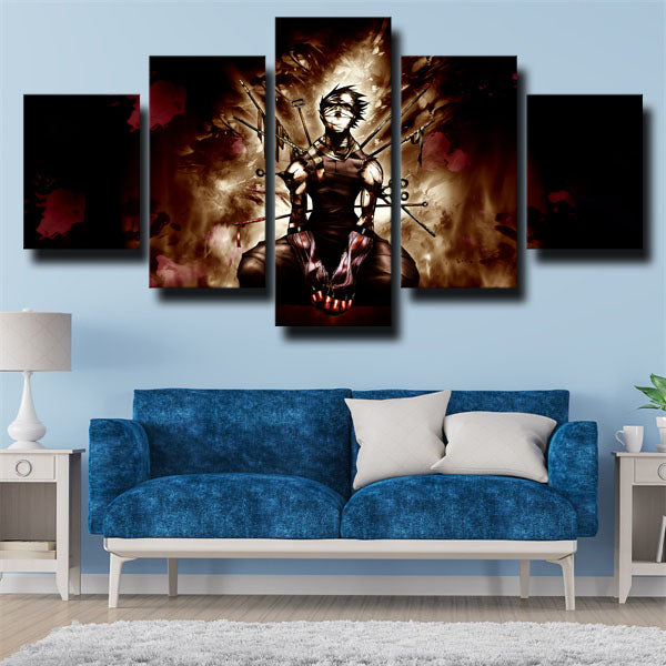 Naruto Zabuza Momochi Dark Canvas Wall Art