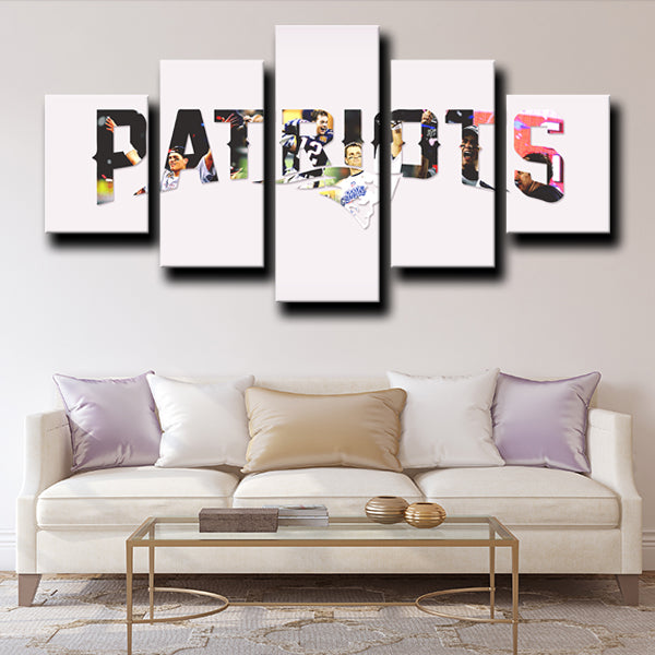 New England Patriots The Pats Canvas Wall Art