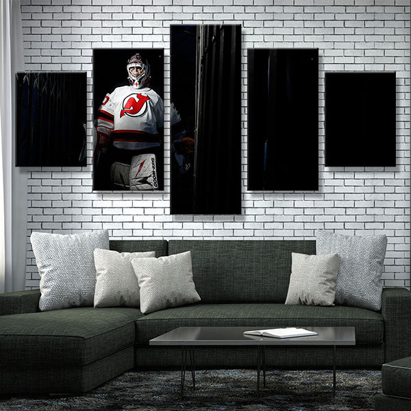 New Jersey Devils Goaltender Anthony Brodeur Canvas Wall Art New Jersey Devils Goaltender Anthony Brodeur Canvas Wall Art