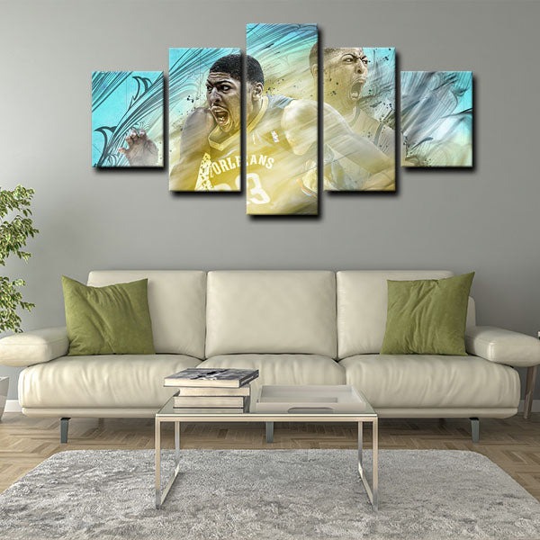 New Orleans Pelicans Power Forward Ad Davis Canvas Wall Art