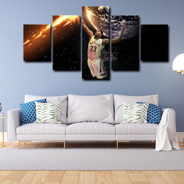 New Orleans Pelicans Power Forward Brow Davis Canvas Wall Art
