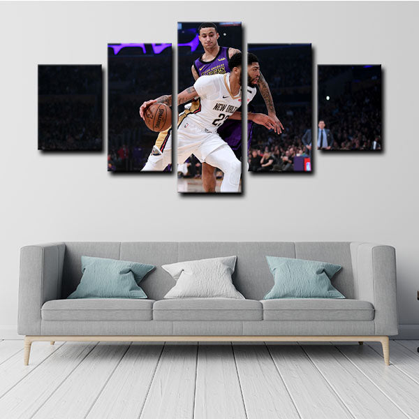 New Orleans Pelicans Power Forward Brow Davis Canvas Wall Art