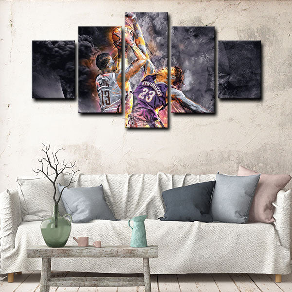 New Orleans Pelicans Power Forward The Brow Davis Canvas Wall Art