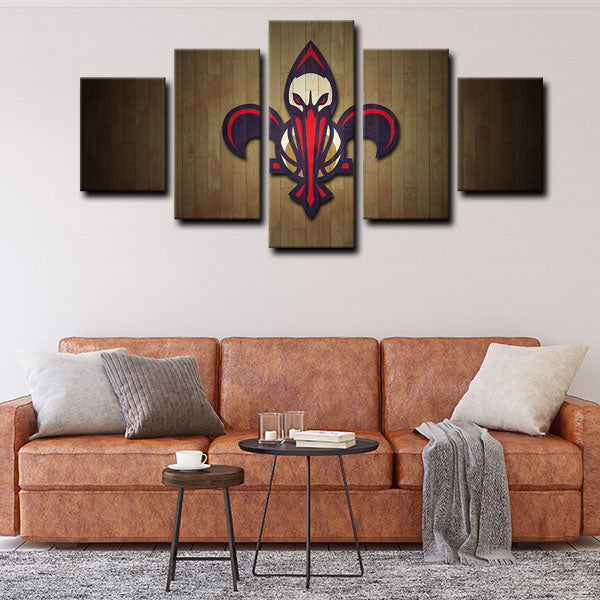 New Orleans Pelicans Team Canvas Wall Art