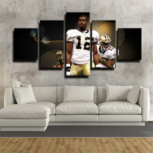 New Orleans Saints Friendly Symbol Team Canvas Wall Art