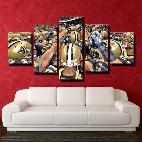 New Orleans Saints Team Symbol Friendly Canvas Wall Art