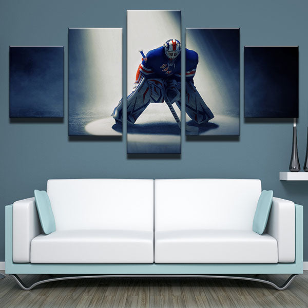 New York Islanders Defender Christopher Gibson Canvas Wall Art