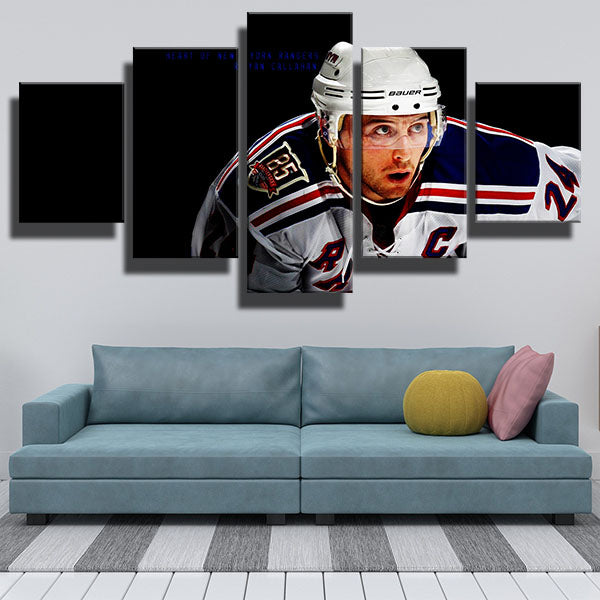 New York Islanders Defender Scott Mayfield Canvas Wall Art