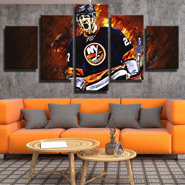 New York Islanders Left Wing Anders Lee Canvas Wall Art