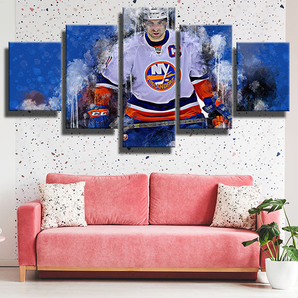 New York Islanders Left Wing Andrew Ladd Canvas Wall Art