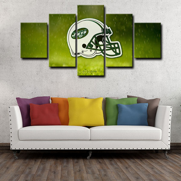 New York Jets Logo Canvas Wall Art