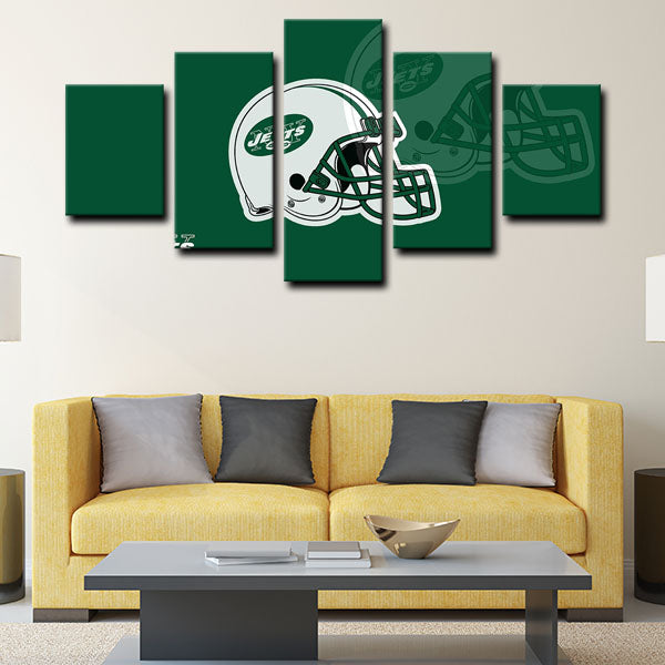 New York Jets Logo Canvas Wall Art