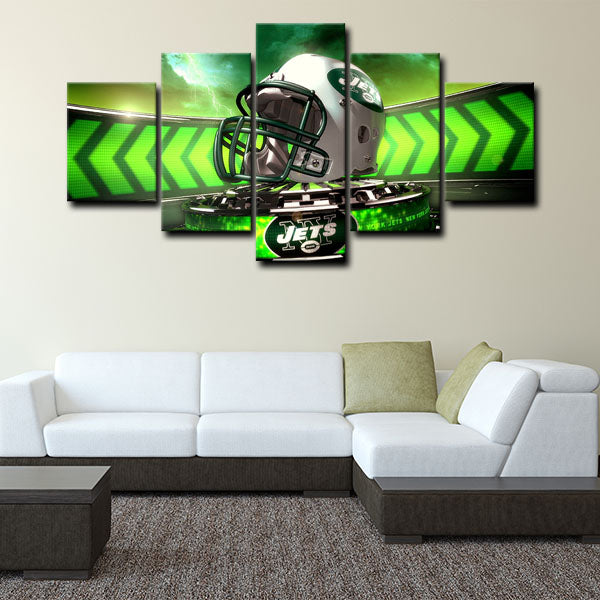 New York Jets Symbol Canvas Wall Art