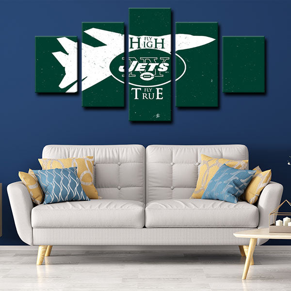 New York Jets Team Canvas Wall Art