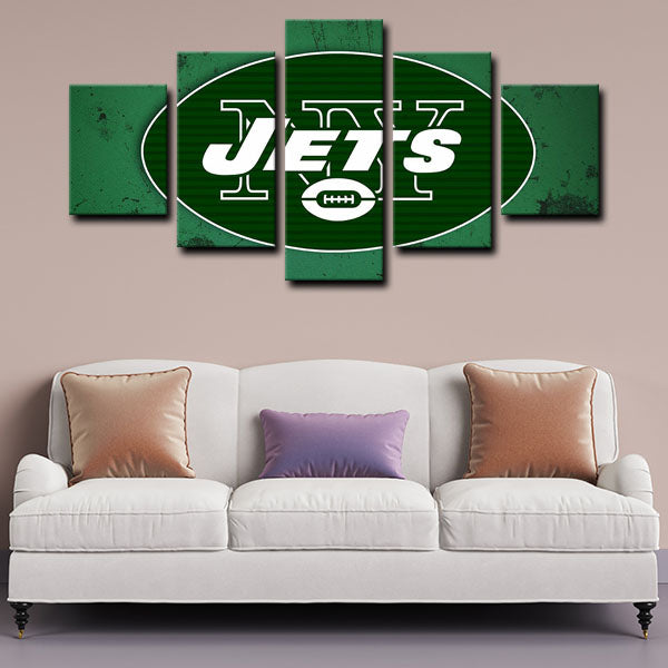 New York Jets Team Canvas Wall Art