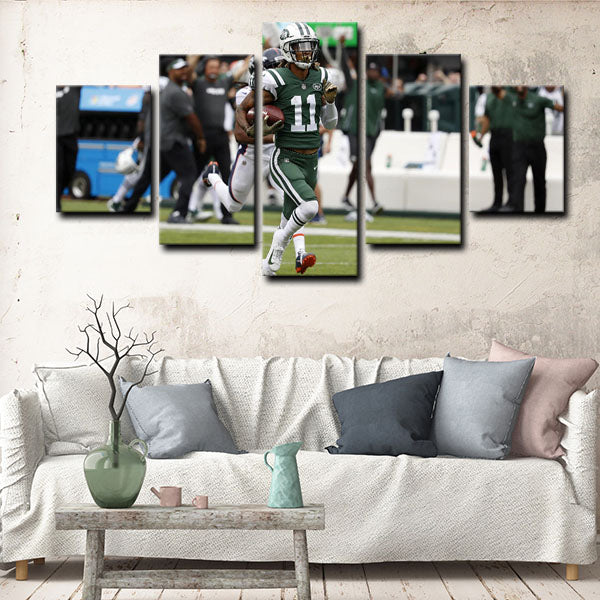 New York Jets Wide Receiver Robby Anderson Canvas Wall Art