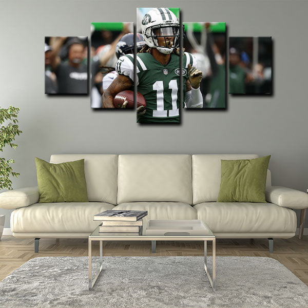 New York Jets Wide Receiver Robby Anderson Canvas Wall Art