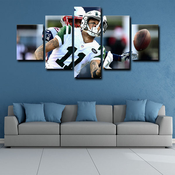 New York Jets Wide Receiver Robby Anderson Canvas Wall Art