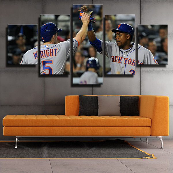 New York Mets Outfielder Grandyman Curtis Granderson Canvas Wall Art