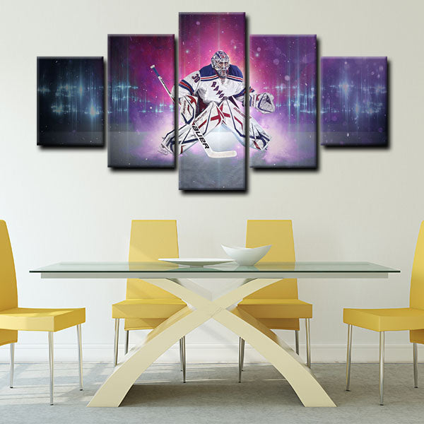 New York Rangers Goaltender King Henrik Henrik Lundqvist Canvas Wall Art New York Rangers Goaltender King Henrik Henrik Lundqvist Canvas Wall Art