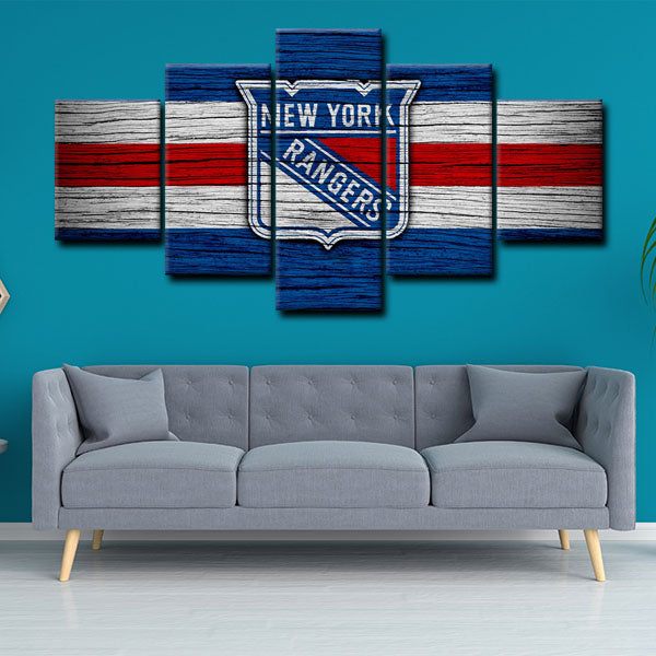 New York Rangers Symbol Canvas Wall Art
