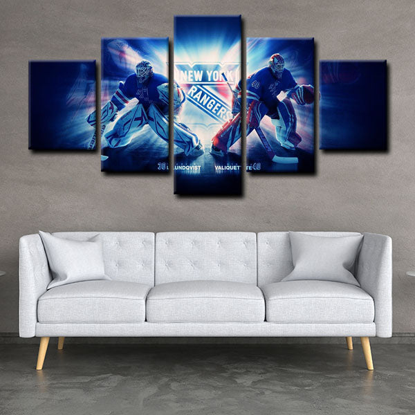 New York Rangers Team Canvas Wall Art