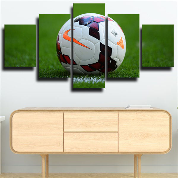 Nike Trademark Football Canvas Wall Art
