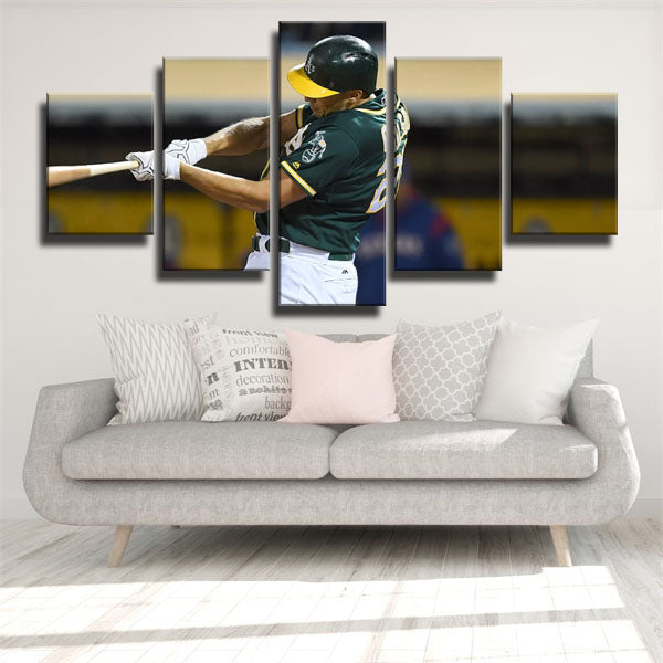 Oakland Athletics Right Fielder Matt Olson Canvas Wall Art