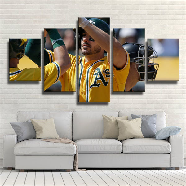 Oakland Athletics Stra Outfielder Joyce Matt Joyce Canvas Wall Art