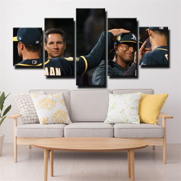 Oakland Athletics Young Players Canvas Wall Art
