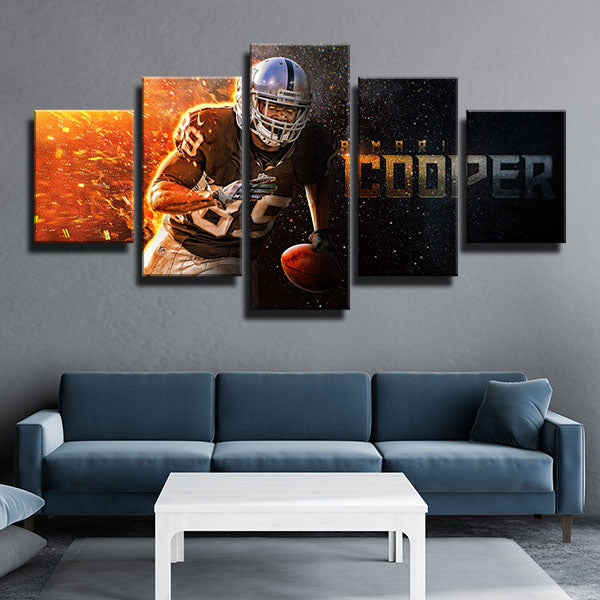 Oakland Raiders Wide Receiver Amari Cooper Canvas Wall Art