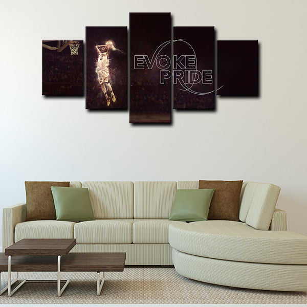 Oklahoma City Thunder Small Forward Death Durant Canvas Wall Art