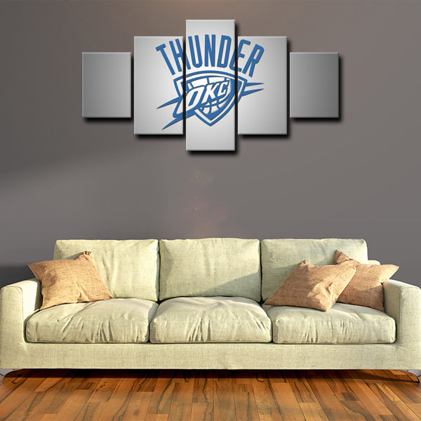 Oklahoma City Thunder Thunder Legion Canvas Wall Art