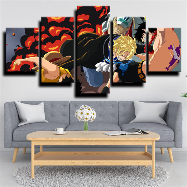 One Piece All Members Canvas Wall Art
