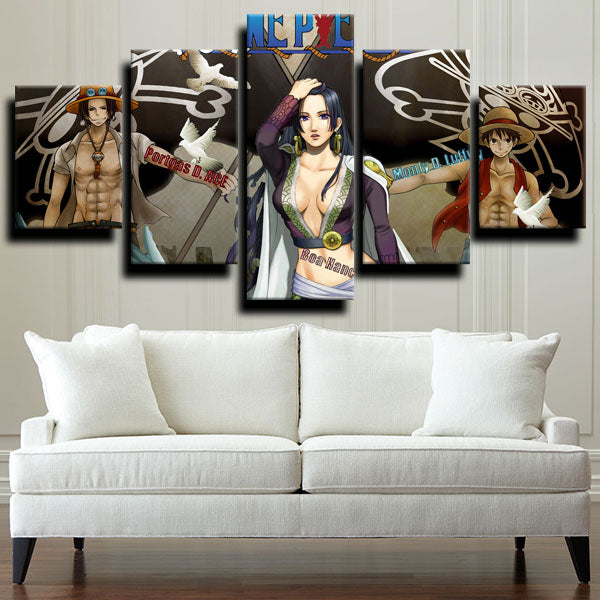One Piece Boa Hancock Pirate Empress Canvas Wall Art