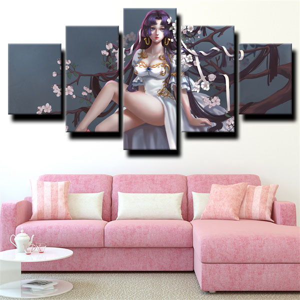 One Piece Boa Hancock Snake Princess Canvas Wall Art
